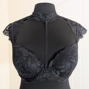 Elegant Black Lace Bralette